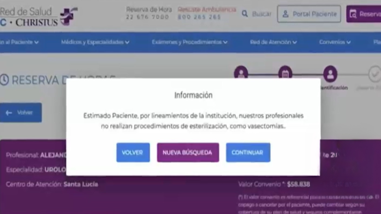 Denuncian polémico mensaje en Red de Salud UC Christus: 