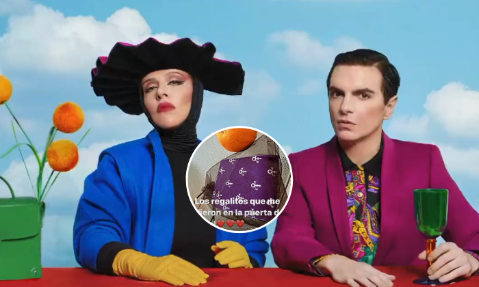 Los extraños regalos que recibió Ale Sergi de Miranda! en la puerta del hotel de Viña