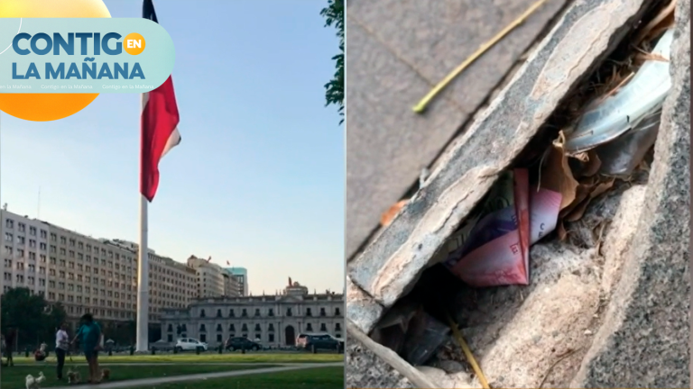 ¡Gran búsqueda del tesoro! Hombre esconde dinero en diversos rincones de Santiago