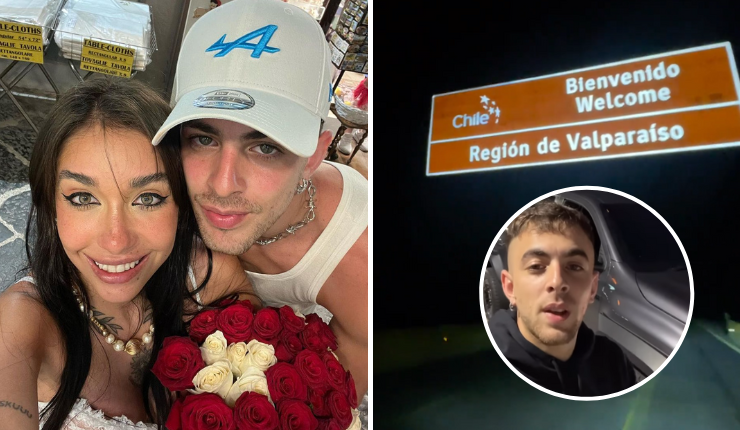 Pololo de María Becerra viajó 18 horas en auto para acompañar a la cantante en Viña 2024