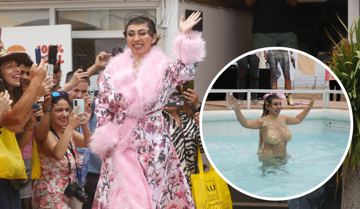 Naya Fácil calló a sus críticos tras comentado piscinazo en Viña 2024: 