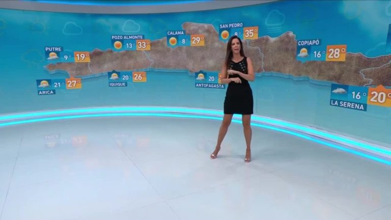 Vanessa Noé y el informe del tiempo para este sábado 3 de febrero