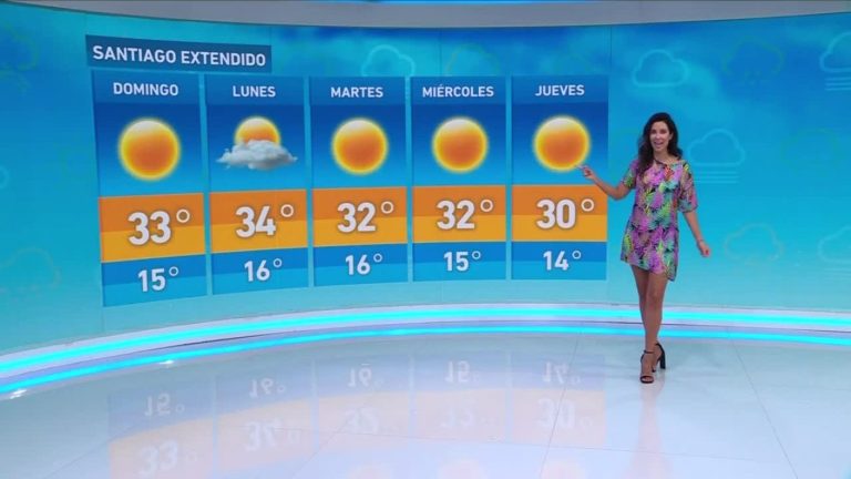 Vanessa Noé y el informe del tiempo para este domingo 11 de febrero