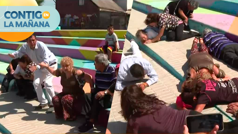 Así fue el insólito simulacro de balacera con que preparan a vecinos de Lo Prado