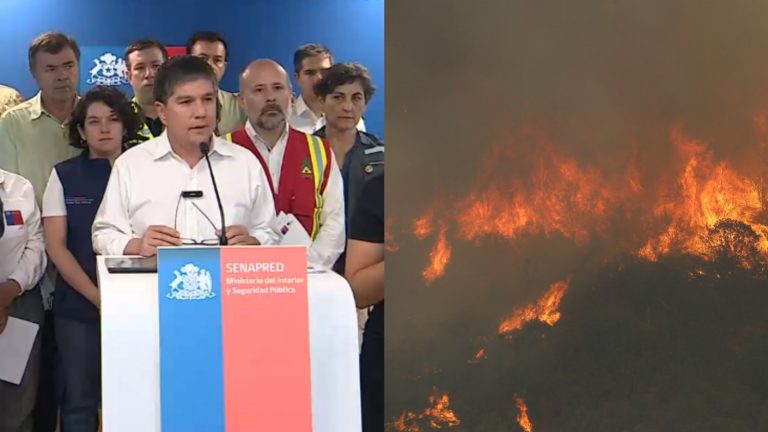 Subsecretario Monsalve detalla que 112 personas han fallecido por los incendios forestales
