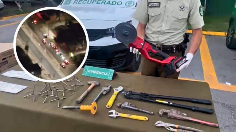 Robo a empresa en El Bosque desató intensa persecución: Delincuentes dispararon a Carabineros