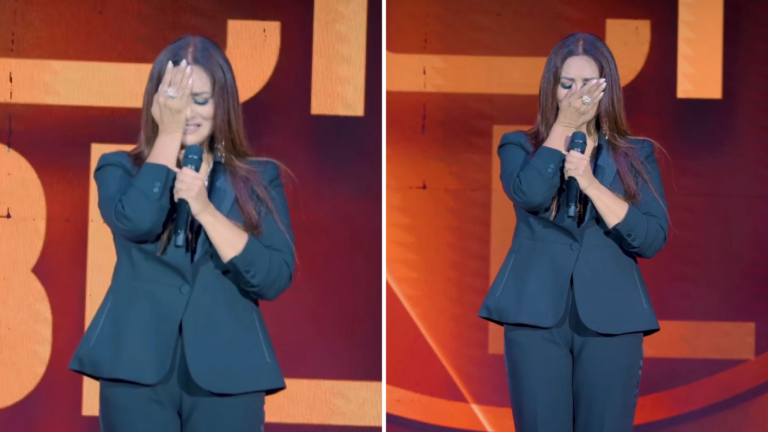 Myriam Hernández rompió en llanto por gesto de fanáticos paraguayos con víctimas de incendios