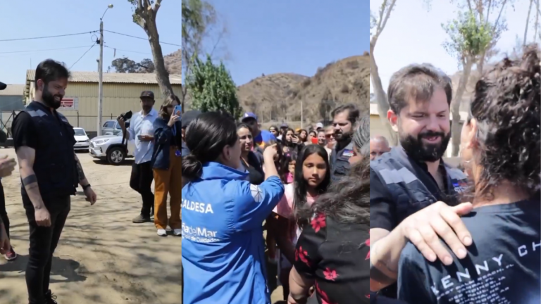 Este fue el particular regalo de cumpleaños de la alcaldesa Ripamonti para el pdte. Boric