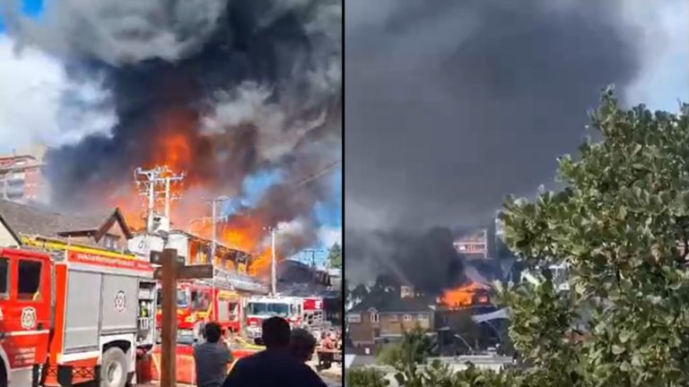Incendio en mall chino de Puerto Varas: Aumentan a cuatro los fallecidos