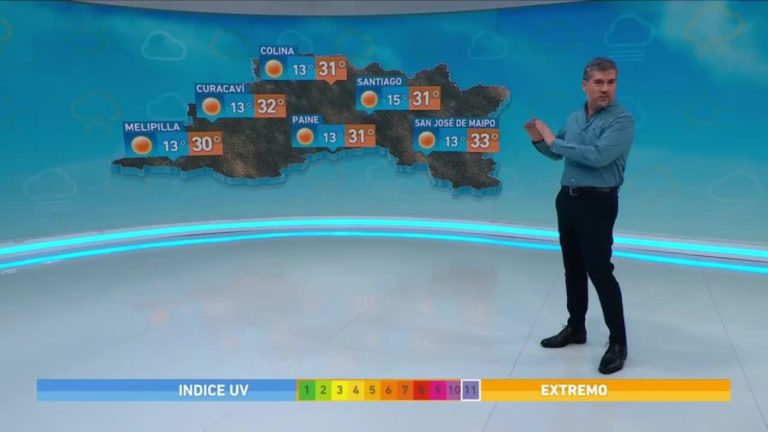 Eduardo Saez y el informe del tiempo para este martes 13 de febrero