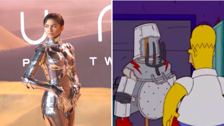 ¡Lo hicieron otra vez! Los Simpson predijeron el traje de Zendaya y se volvió viral
