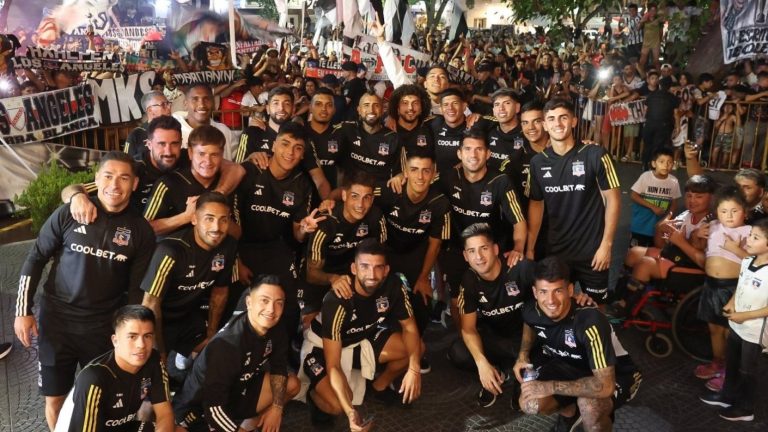 Masivo apoyo en Mendoza: Colo Colo tuvo un impresionante arengazo antes de enfrentar a Godoy Cruz