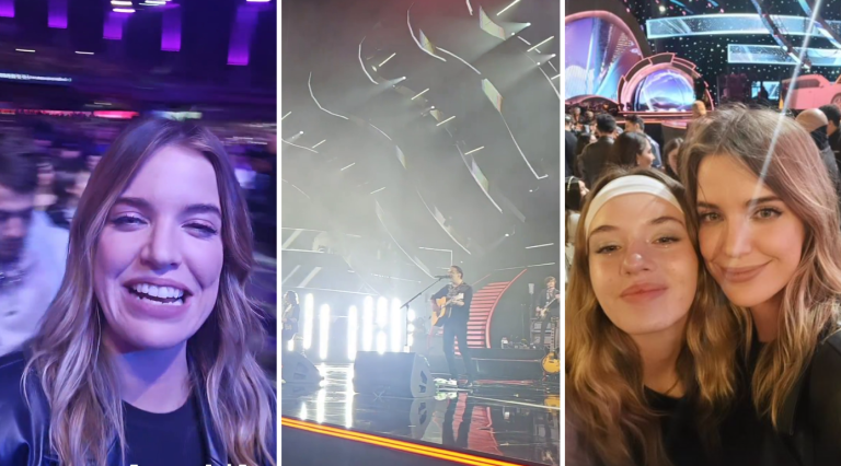 Millaray Viera sorprendió al apoyar con su hija a Álvaro López de Los Bunkers en Viña 2024: 