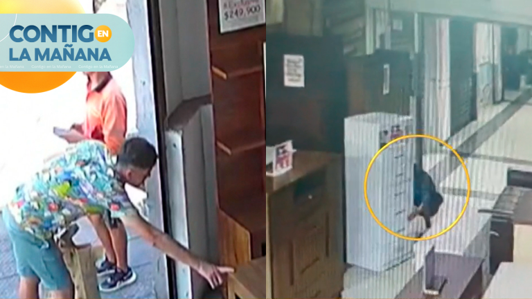 Descaro total: Identifican a ladrón especializado en robar muebles en Barrio Franklin