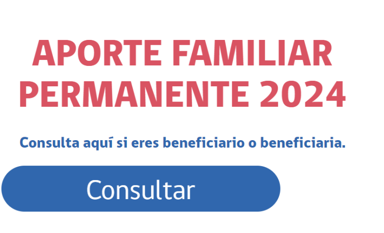 Bono Marzo 2024: Revisa con tu RUT si hoy recibes el segundo pago del Aporte Familiar Permanente