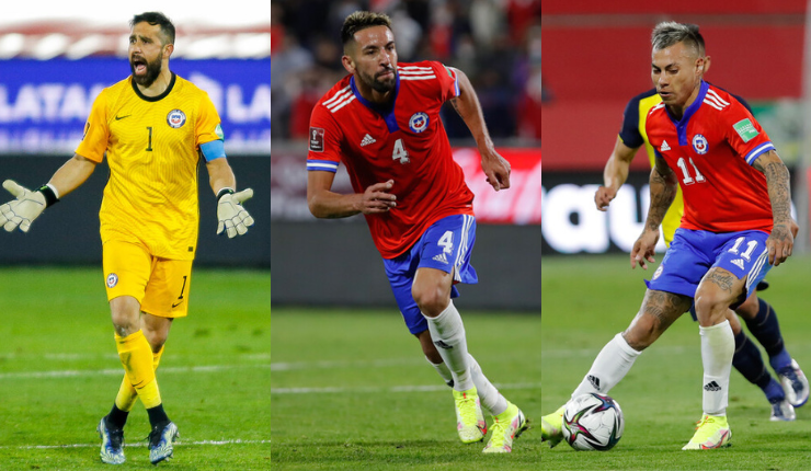 Vuelven los históricos: ¿Hace cuánto que Claudio Bravo, Mauricio Isla y Eduardo Vargas no juegan en La Roja?