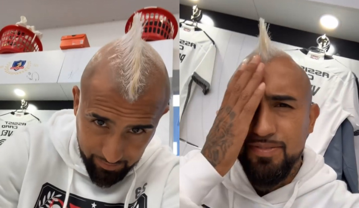 Nuevo look: Arturo Vidal estrena particular corte de pelo para el Superclásico ante la U