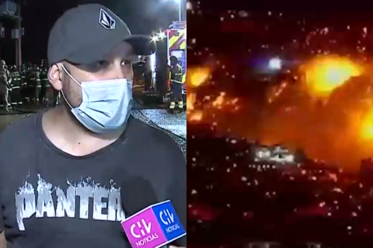 Incendio en Cerro Cordillera: Testigo asegura que fuego 