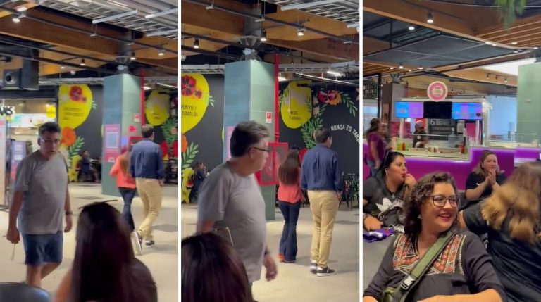 Abuchean a alcalde Jonathan Velásquez en patio de comidas de Antofagasta por muerte de profesora