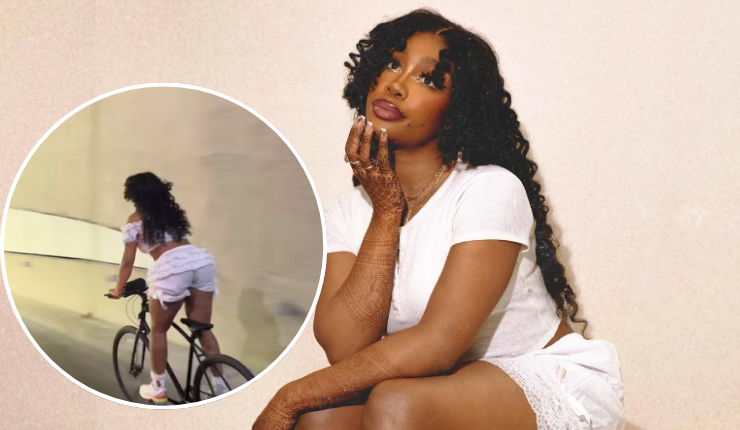 La hazaña de SZA en Santiago: Salió en bicicleta a las 4 de la mañana y compartió experiencia en redes