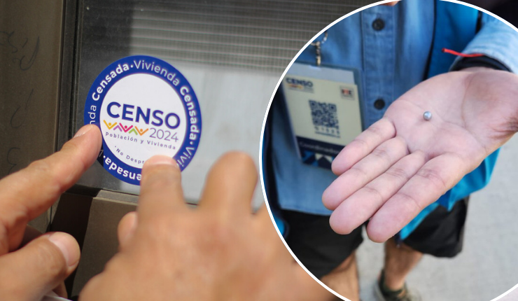 Censista fue herida con balín de acero en Rancagua: Compañera compartió foto del proyectil