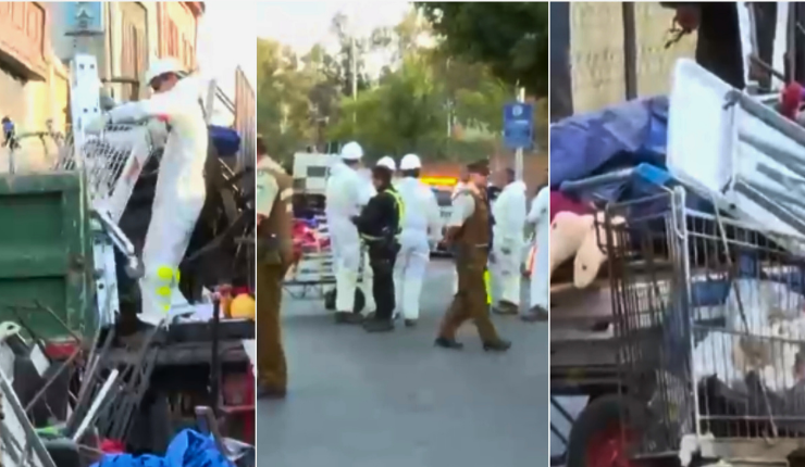 Intensa fiscalización en Barrio Meiggs dejó 2 detenidos: Vendedores descartan toma de bodega