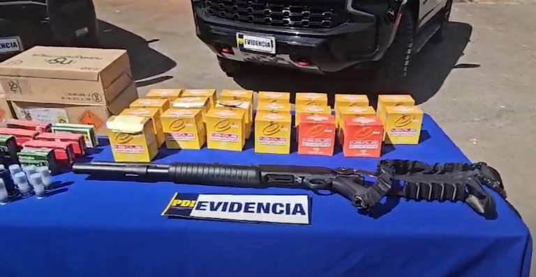 Pillados por videoclip de música urbana: PDI incautó armas de 