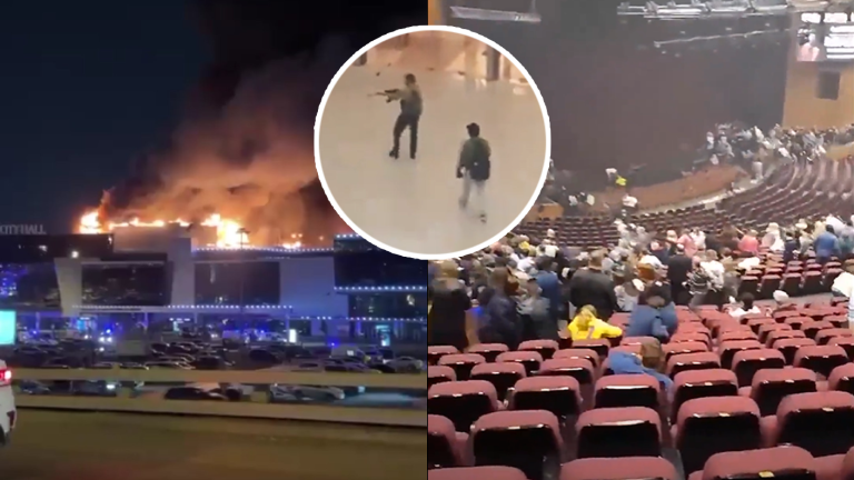 Ataque terrorista en Moscú: Tiroteo en sala de conciertos dejó más de 40 muertos