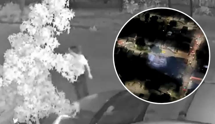 Armas, fuga y helicóptero: Intento de encerrona provocó extensa persecución grabada desde aire