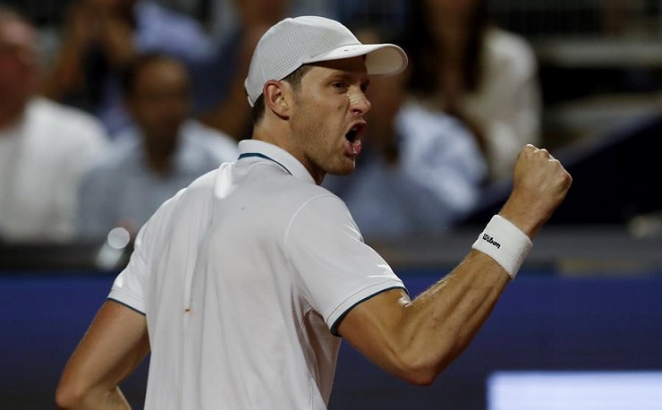 Un inspirado Nicolás Jarry batió a Casper Ruud y se metió en cuartos de final del Masters 1000 de Miami
