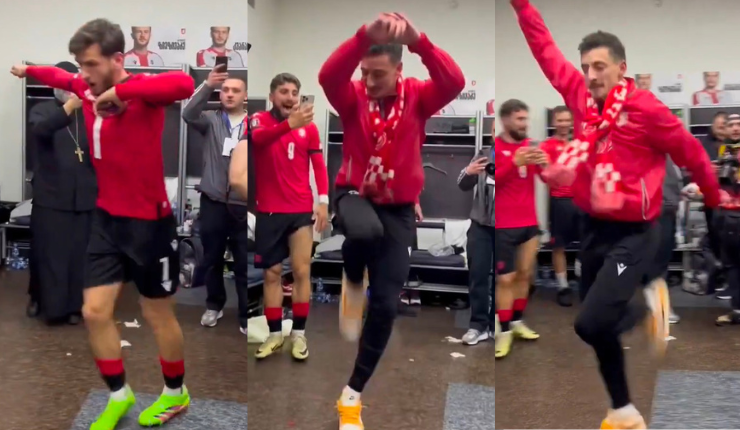 Sacaron los prohibidos: El encendido baile de la Selección de Georgia tras clasificar a la Eurocopa