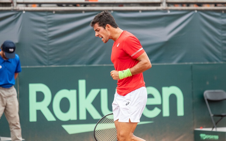 El eufórico grito de Cristian Garín tras dramática victoria en el Challenger de Girona