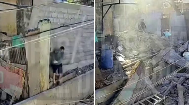 ¡Impactante! Viralizan a hombre que zafó de milagro de mortal caída de muro en Antofagasta