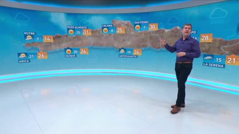 Eduardo Sáez y el informe del tiempo para este martes 5 de marzo