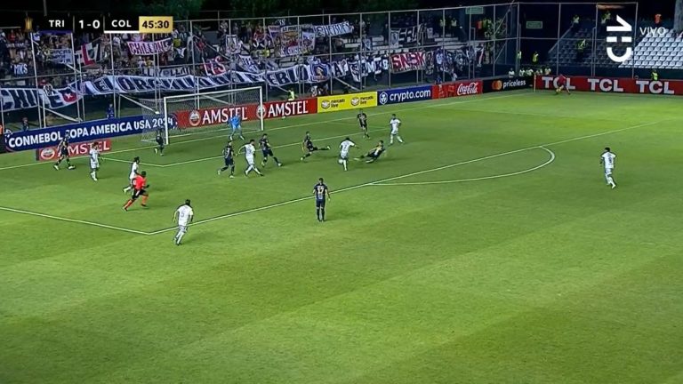 Otra vez: Carlos Palacios tuvo en sus pies la igualdad de Colo Colo ante Sportivo Trinidense