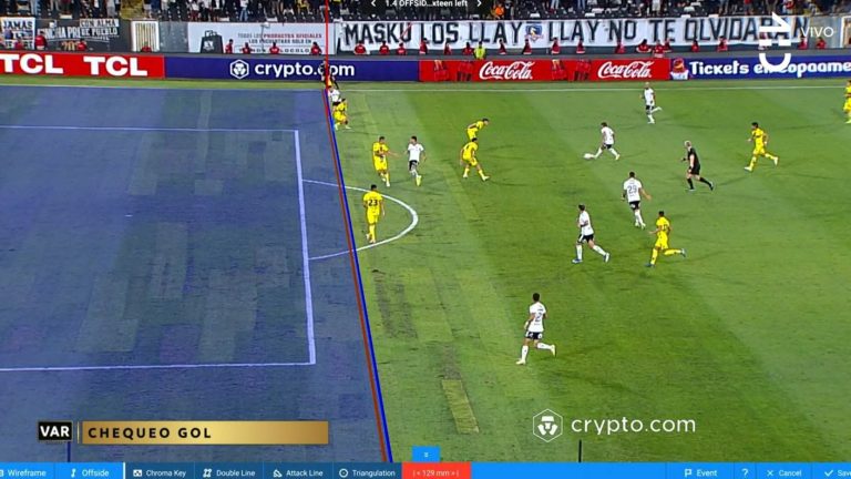 ¡Sentarse albos! El milimétrico offside por el que se anuló el gol de Cristián Zavala para Colo Colo