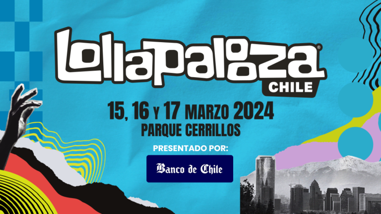 Participa por una entrada doble para los tres días de Lollapalooza Chile 2024
