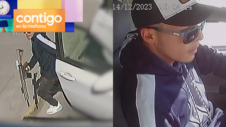 ¡Impactante registro! Delincuentes usaron fusil de guerra para robar camión