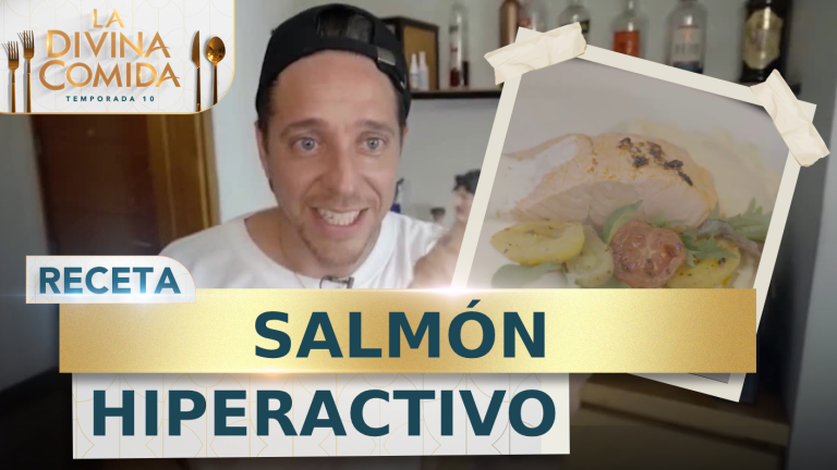 Divina Receta | Salmón pochado y puré de papas con pera | Matías Vera