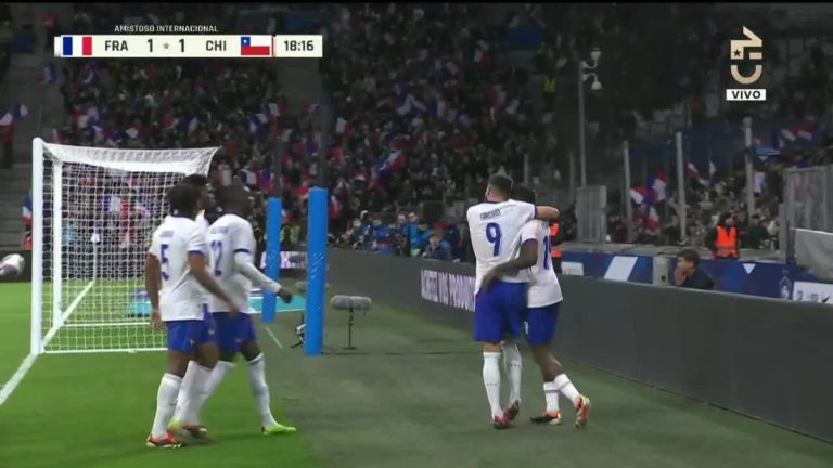 ¡Empató Francia! Fofana puso la paridad con certero disparo ante la Roja