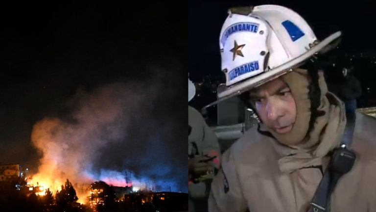 Bomberos informó que incendio forestal en Cerro Cordillera de Valparaíso 