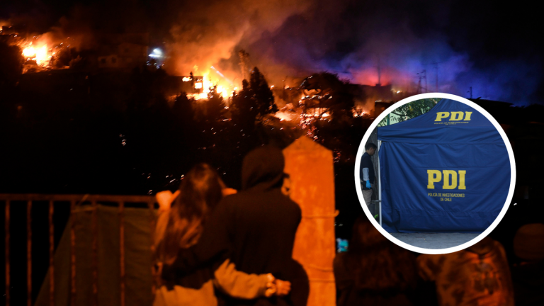 Tragedia en cerro Cordillera: Dos menores murieron tras incendio estructural en Valparaíso