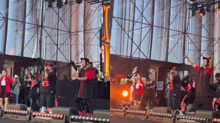 ¡Épico! Juan Sativo de Tiro de Gracia se unió a Los Pulentos en Lollapalooza Chile 2024