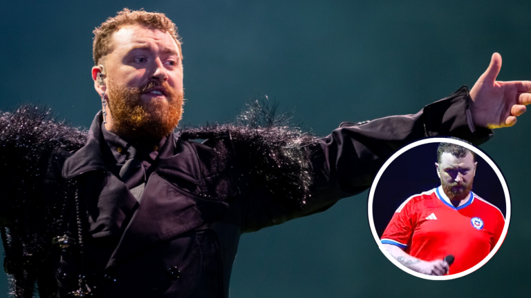 Sam Smith desató la euforia al vestir la camiseta de la Selección Chilena en Lollapalooza 2024