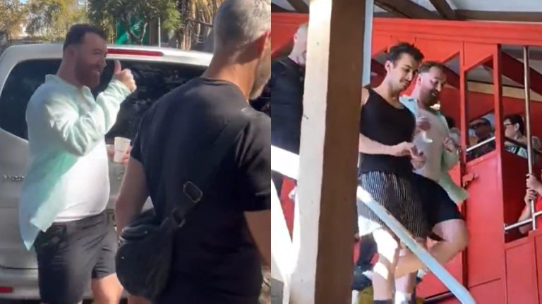¿Fue por su mote con huesillos? Pillaron a Sam Smith visitando el Cerro San Cristóbal