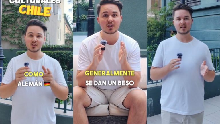Tiktoker alemán reveló los shock culturales que sufrió en Chile: 