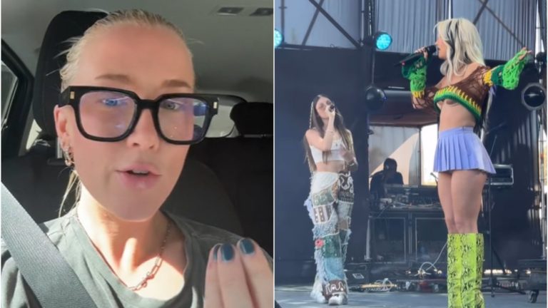 Vesta Lugg explotó ante críticas por su ropa en Lollapalooza: 