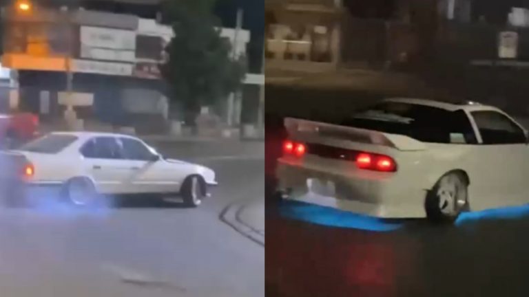 Drifting en La Florida: Vecinos denuncian peligrosas maniobras nocturnas a alta velocidad