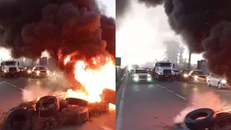 Habitantes de la toma más grande de Chile protestaron por desalojo: Piden al gobierno comprar terreno