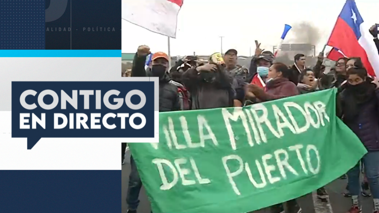 Manifestación por desalojo de mega toma en San Antonio: 260 hectáreas fueron ocupadas